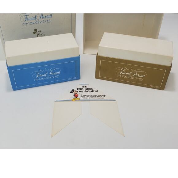 VTG 1985 Trivial Pursuit Walt Disney Family Edition Subsidiary Card Set No 105 - Picture 2 of 8